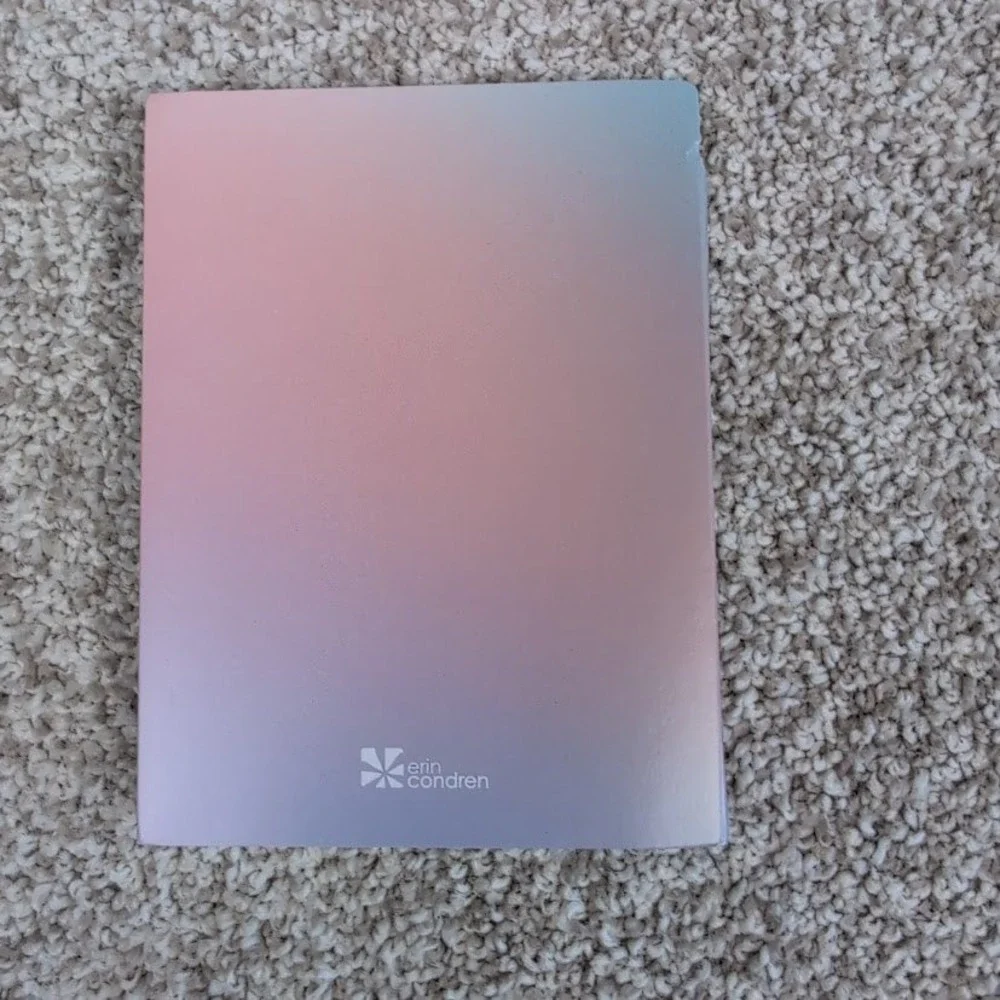 Erin Condren Sunset Ombre Notepad Folio with Task‎ Pads - Daily Priorities